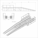 Эстакада автомобильная металлическая для осмотра и ремонта, Краснодар